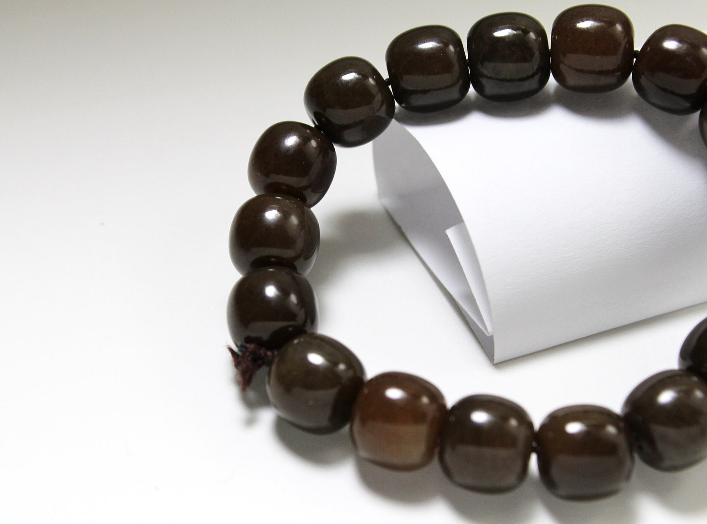 Brown Beads Jade Bracelet 和田玉糖玉手串