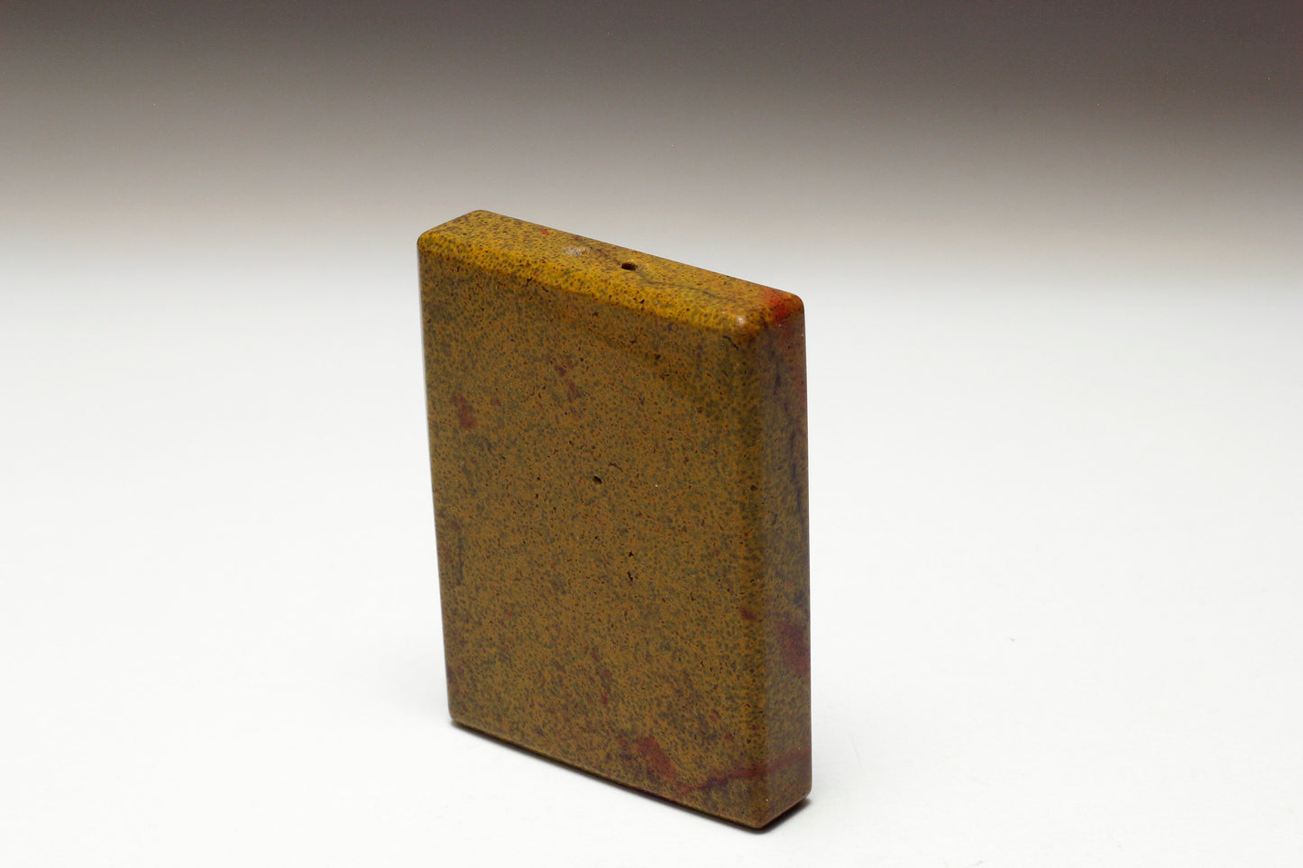 Yellow color Stone/ Jade Carved Square pendant 吊坠/挂件
